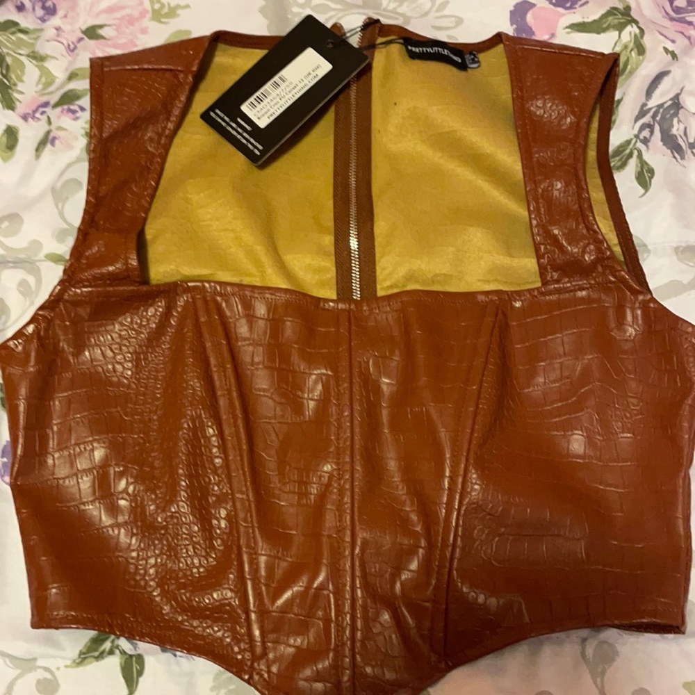 Corset Brown Top